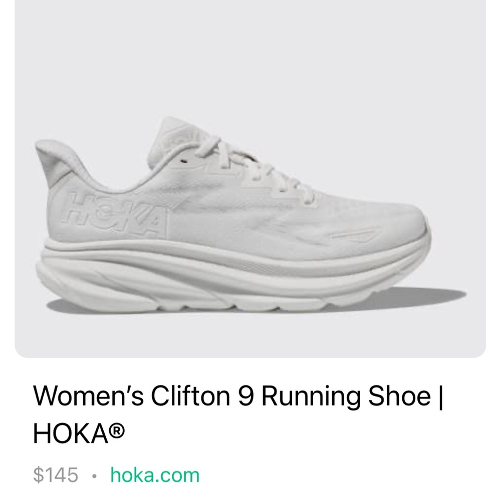 Like new - women’s Hoka Clifton 9 - size 11